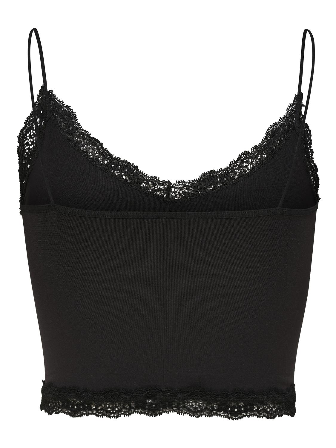 ONLVICKY LACE SEAMLESS CROPPED TOP NOOS - 6