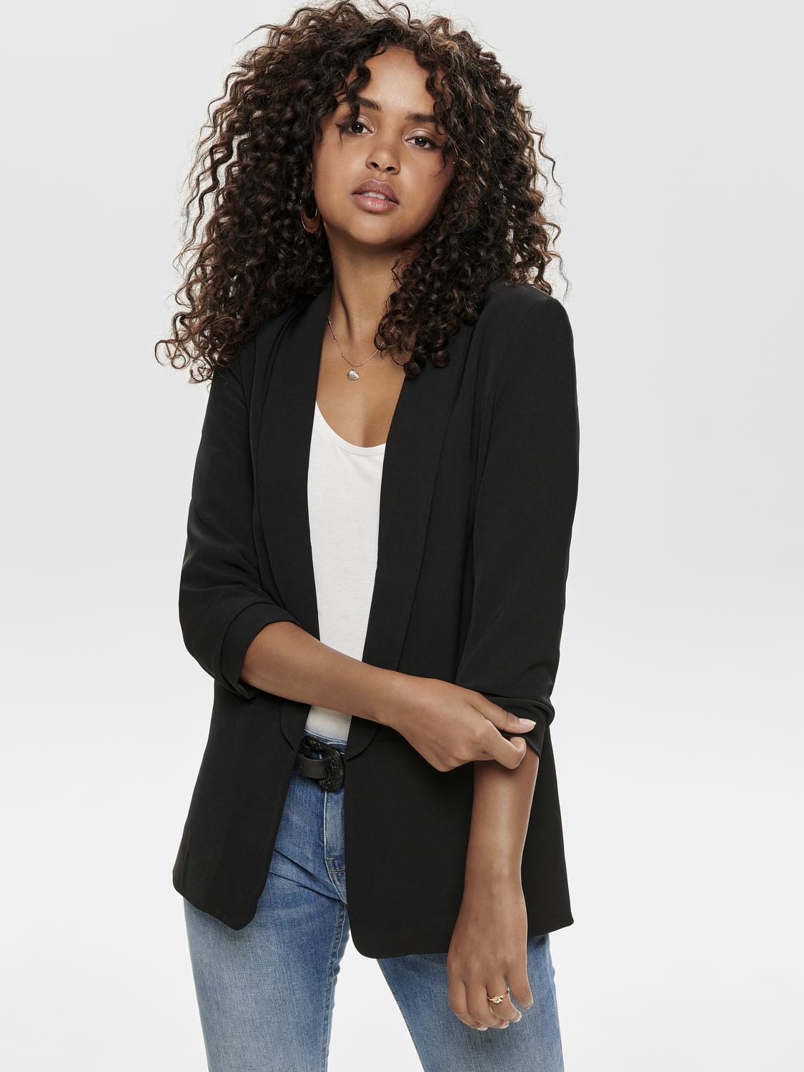 ONLELLY Blazer met gerimpelde mouwen - 4