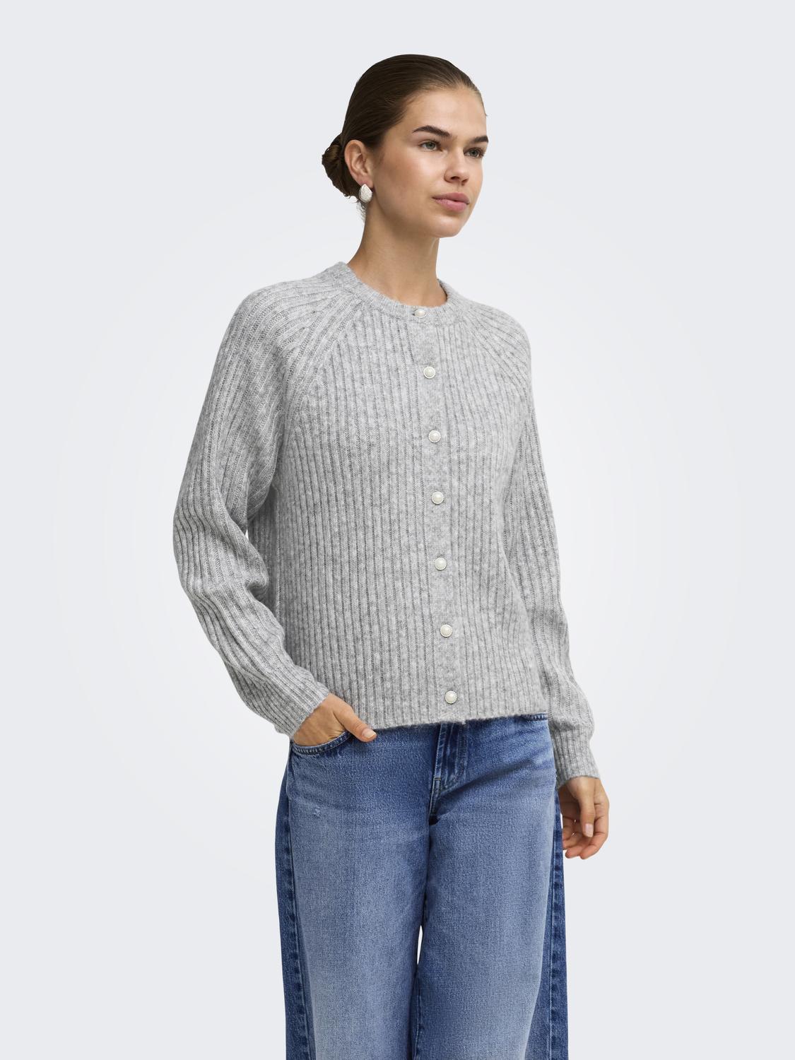 ONLKALIBU Cardigan en maille à fermeture boutonnée, coupe classique pour l’automne/hiver