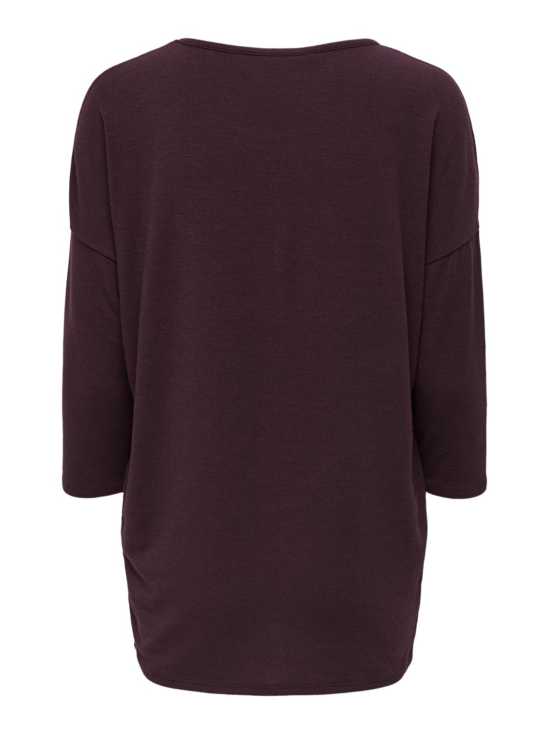 ONLGLAMOUR Top met ronde hals en 3/4 mouwen voor dagelijks comfort - 6