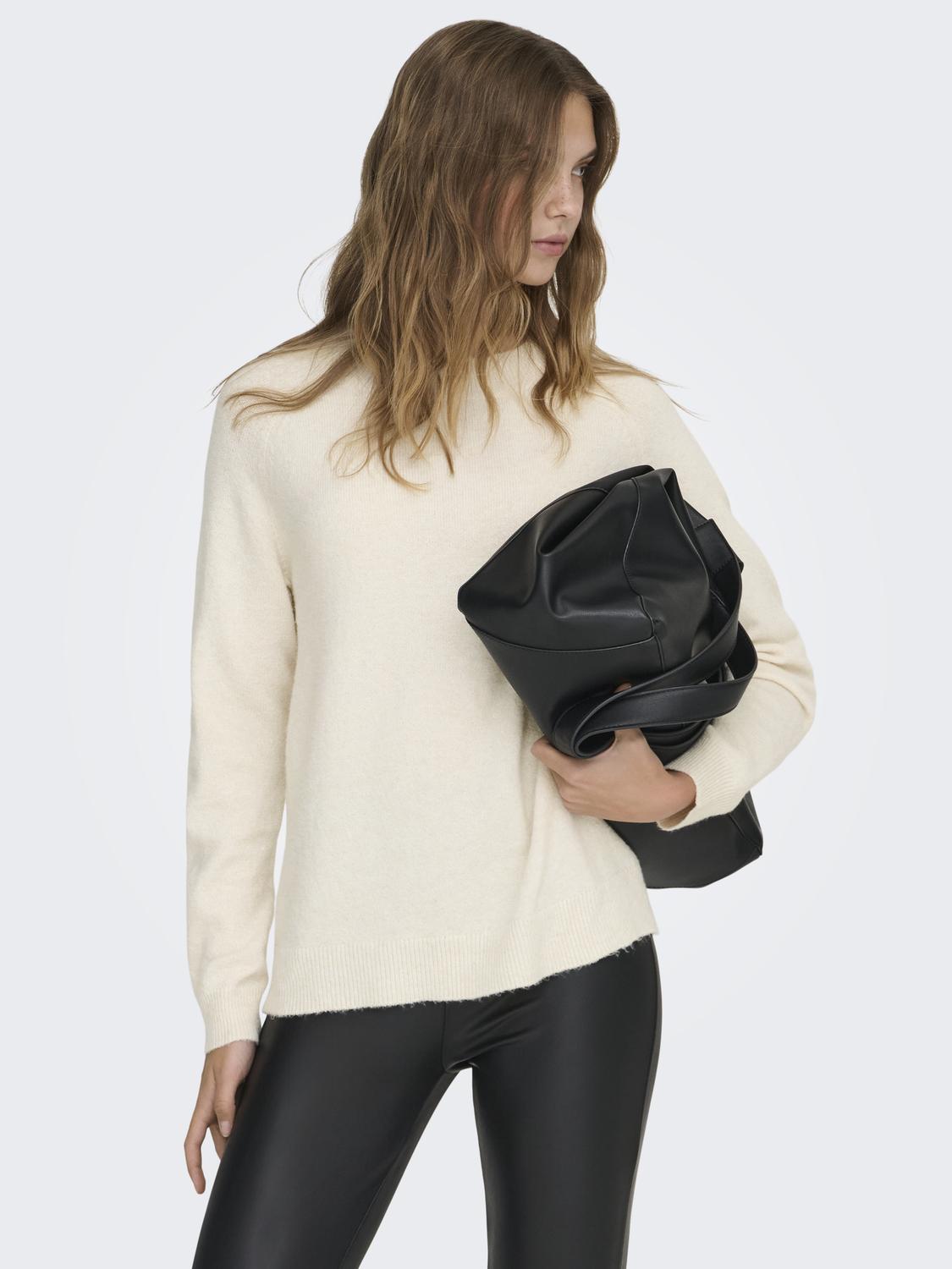 ONLRICA Strikket pullover med O-hals - 4