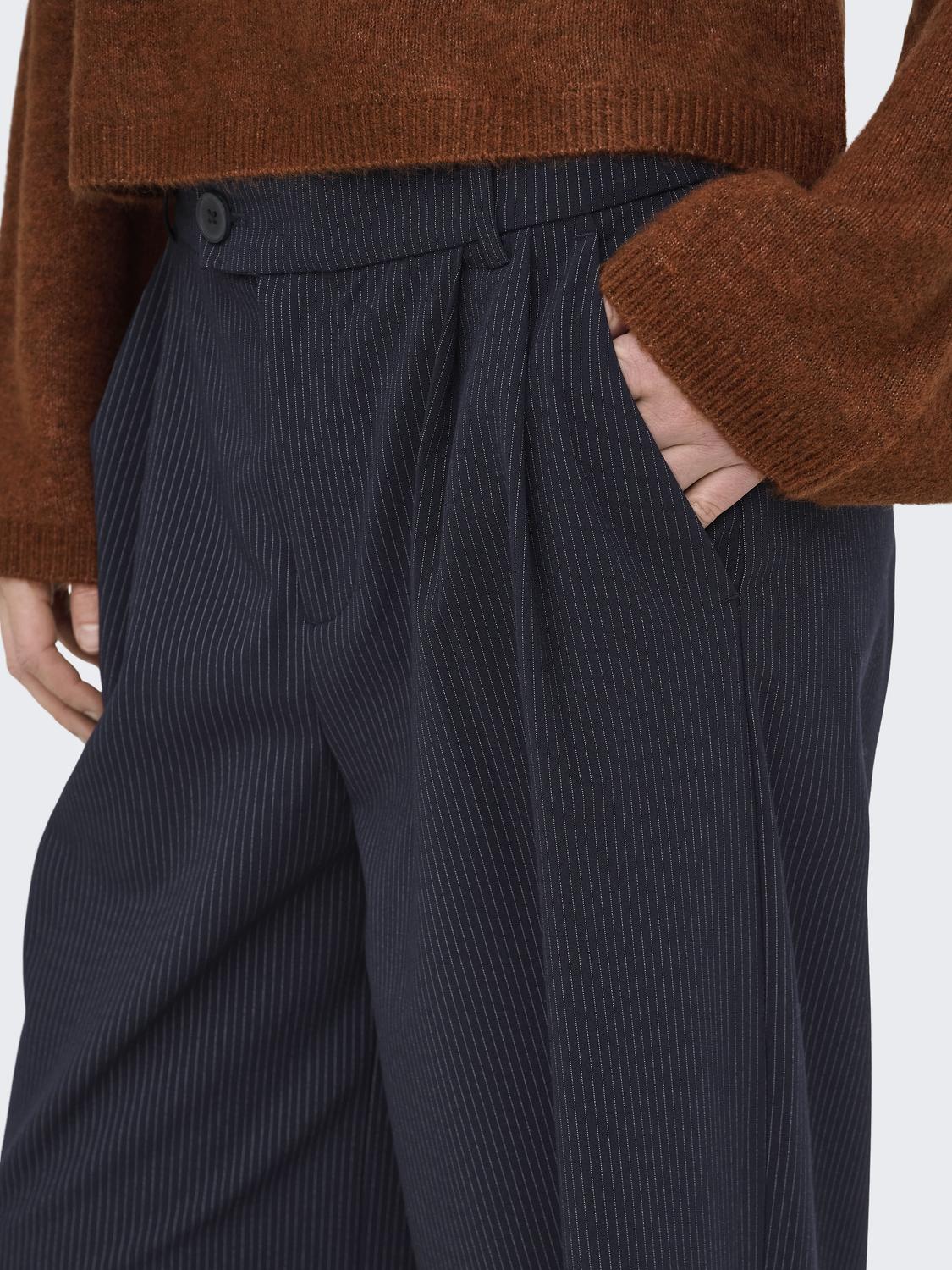 ONLNELIA MW X-WIDE PLEAT PANT TLR - 4