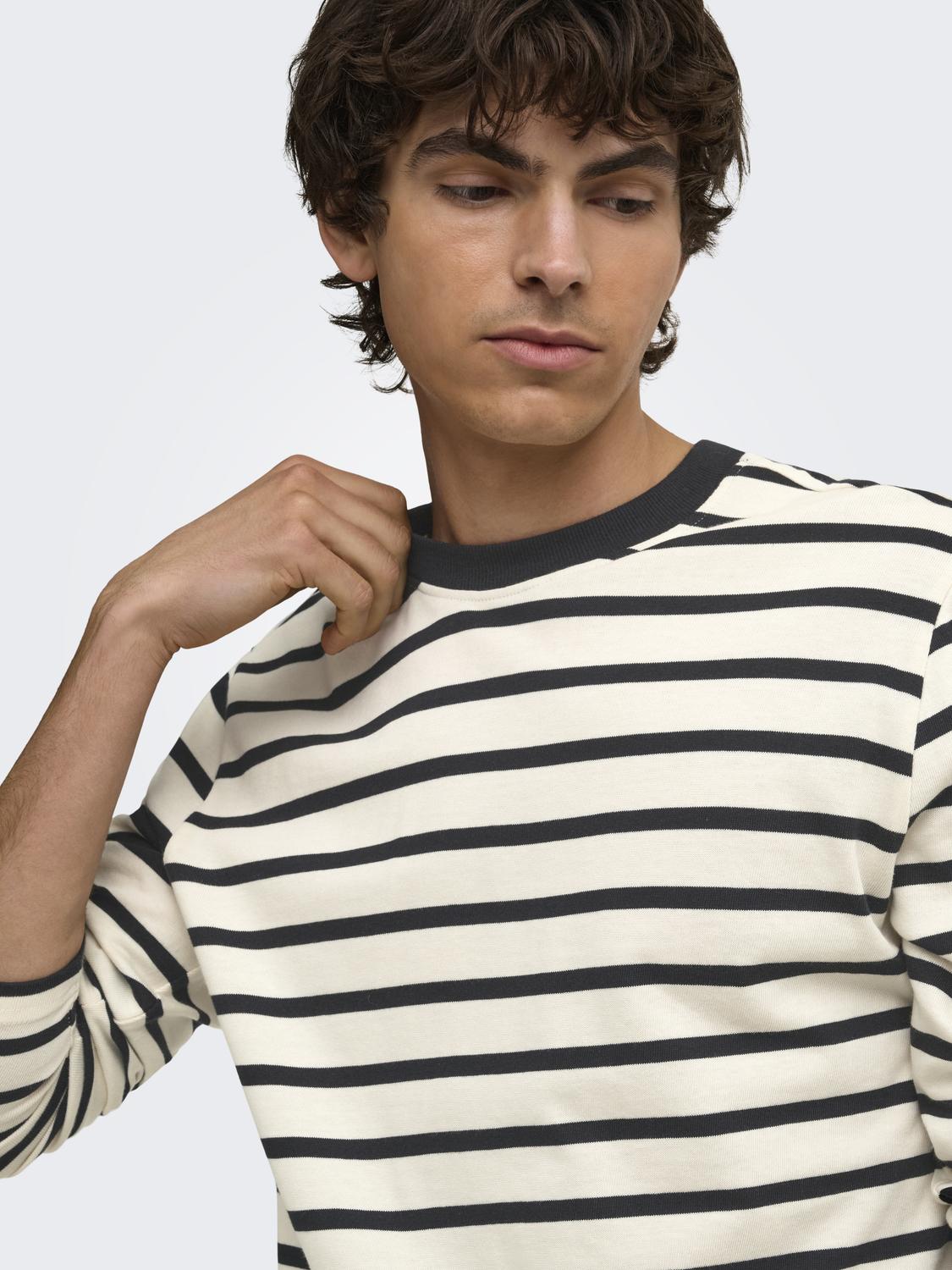 ONSSHANE REG LS STRIPED TEE WW VD - 4