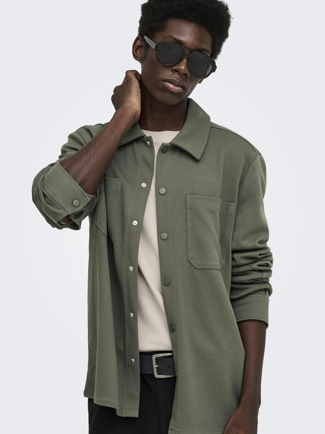 ONSNEWKODYL LS PATCH PKT OVERSHIRT NOOS - 5
