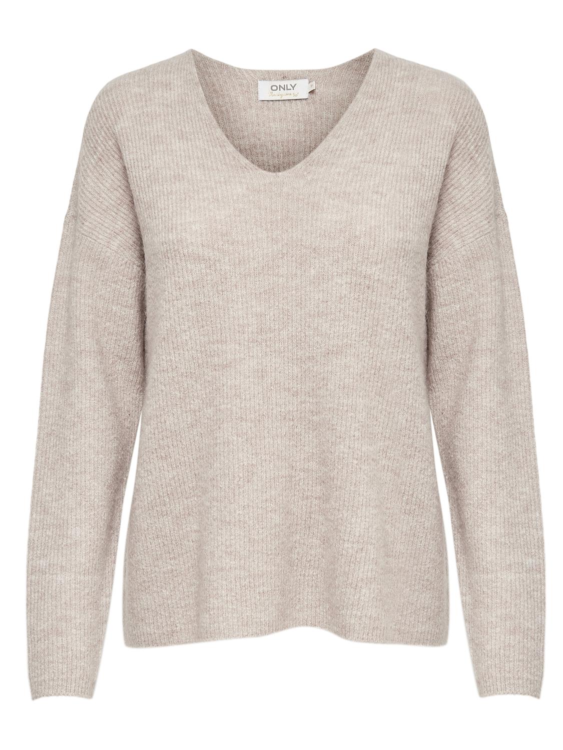 ONLCAMILLA V-NECK L/S PULLOVER KNT NOOS - 3