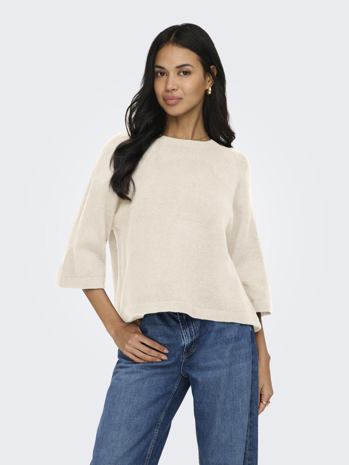 ONLSIMONI 3/4 PULLOVER KNT NOOS