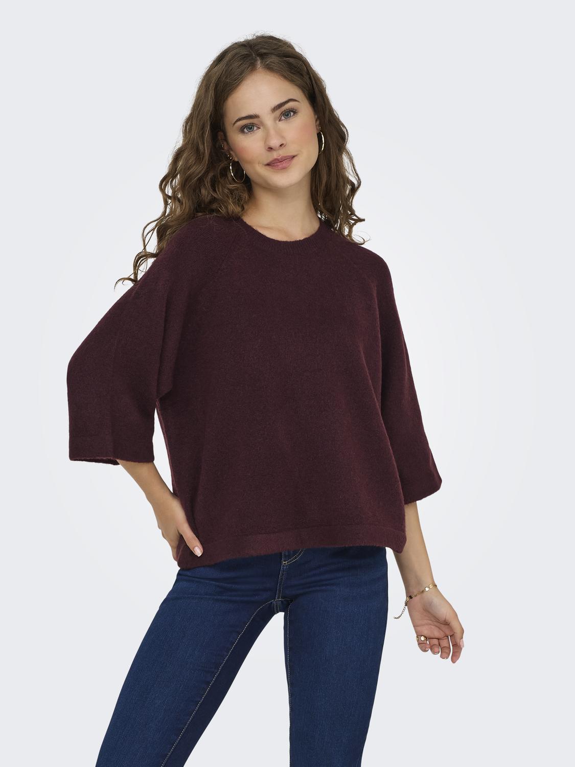ONLSIMONI 3/4 PULLOVER KNT NOOS