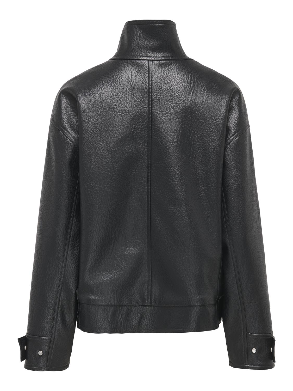 ONLVANI LS FAUX LEATHER BIKER JACKET PN - 8