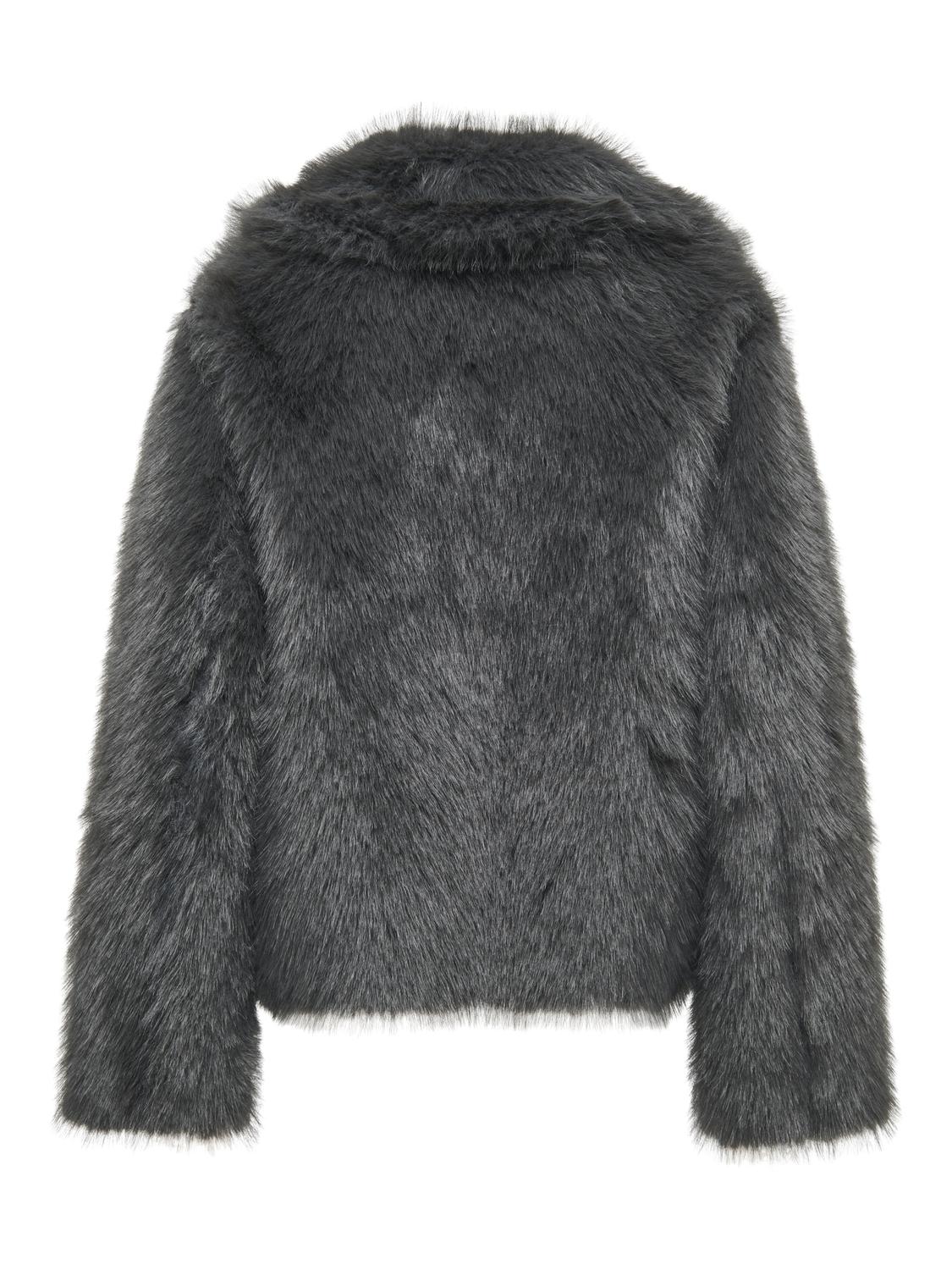 ONLBELLE FAUX FUR TWO FACED JACKET OTW - 4