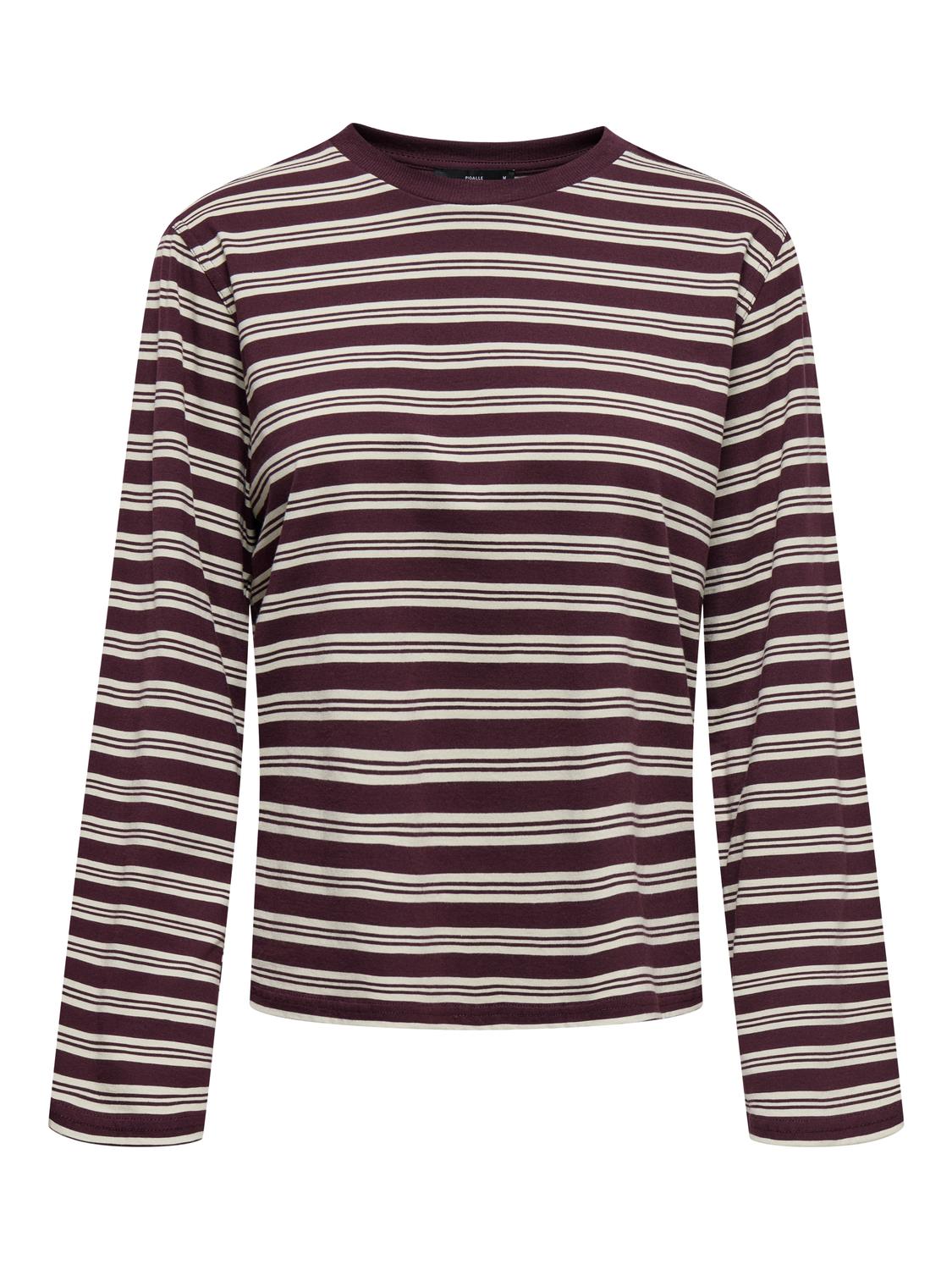 PGLIVINA L/S STRIPE TEE JRS