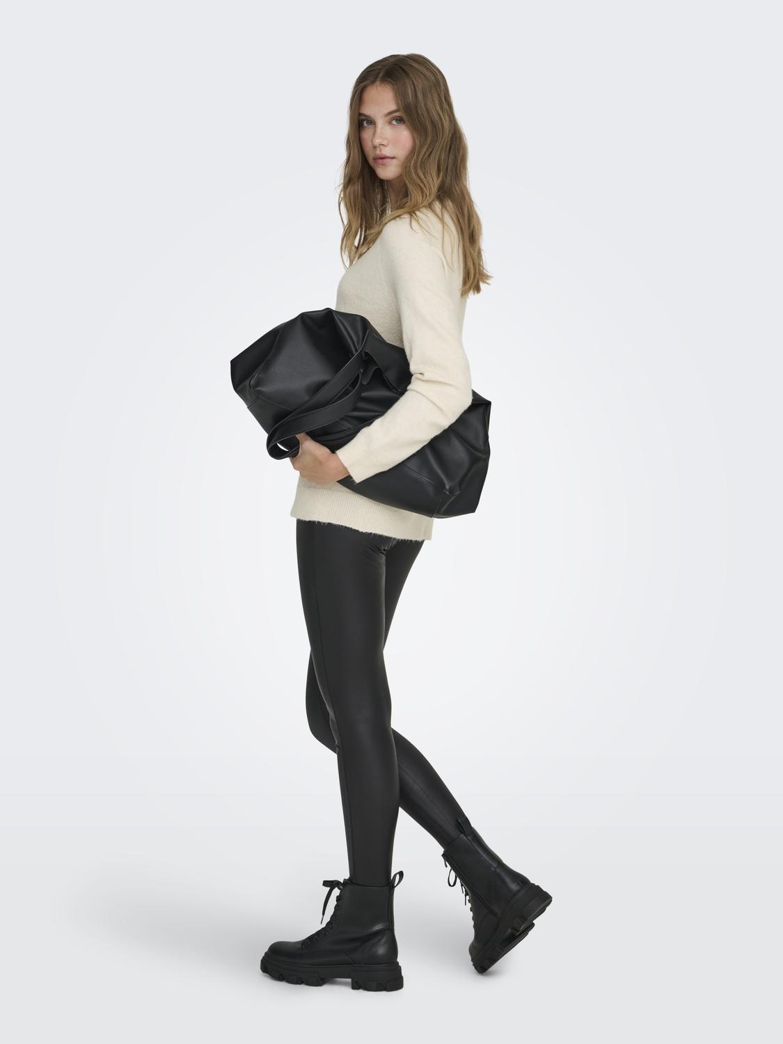 ONLRICA Strikket pullover med O-hals - 2