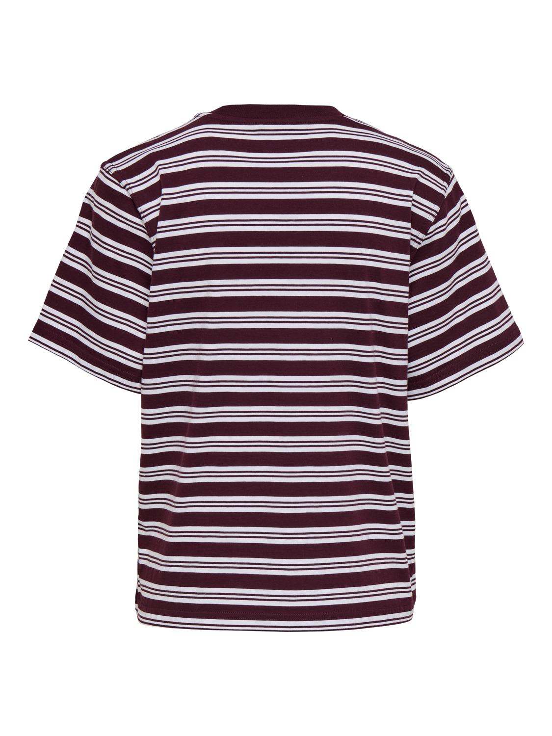 ONLLIVINA Usage quotidien : T-shirt confortable à col en O à manches courtes - 3
