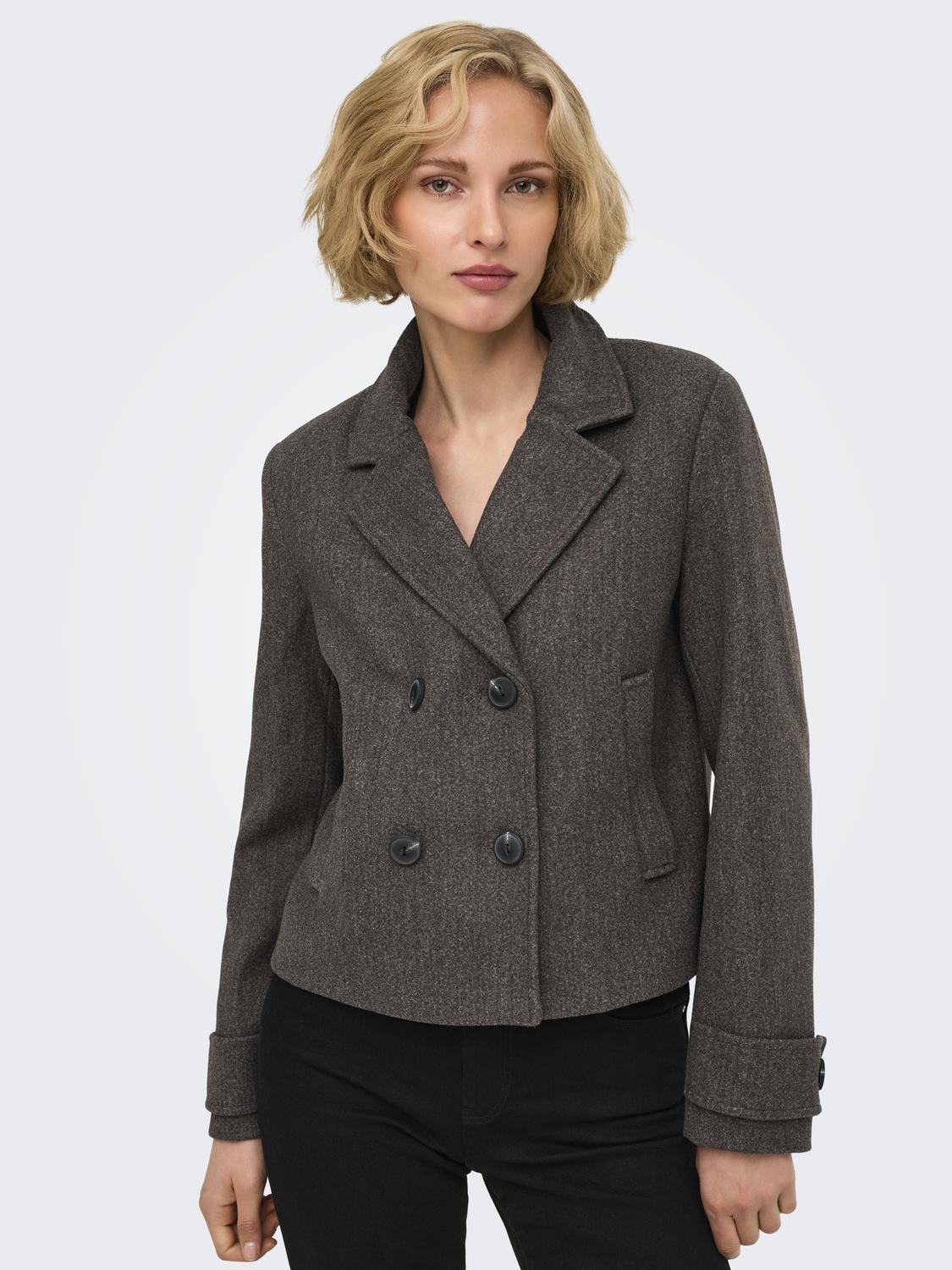 ONLFREJA Manteau inversé avec fermeture courte à boutons - 5