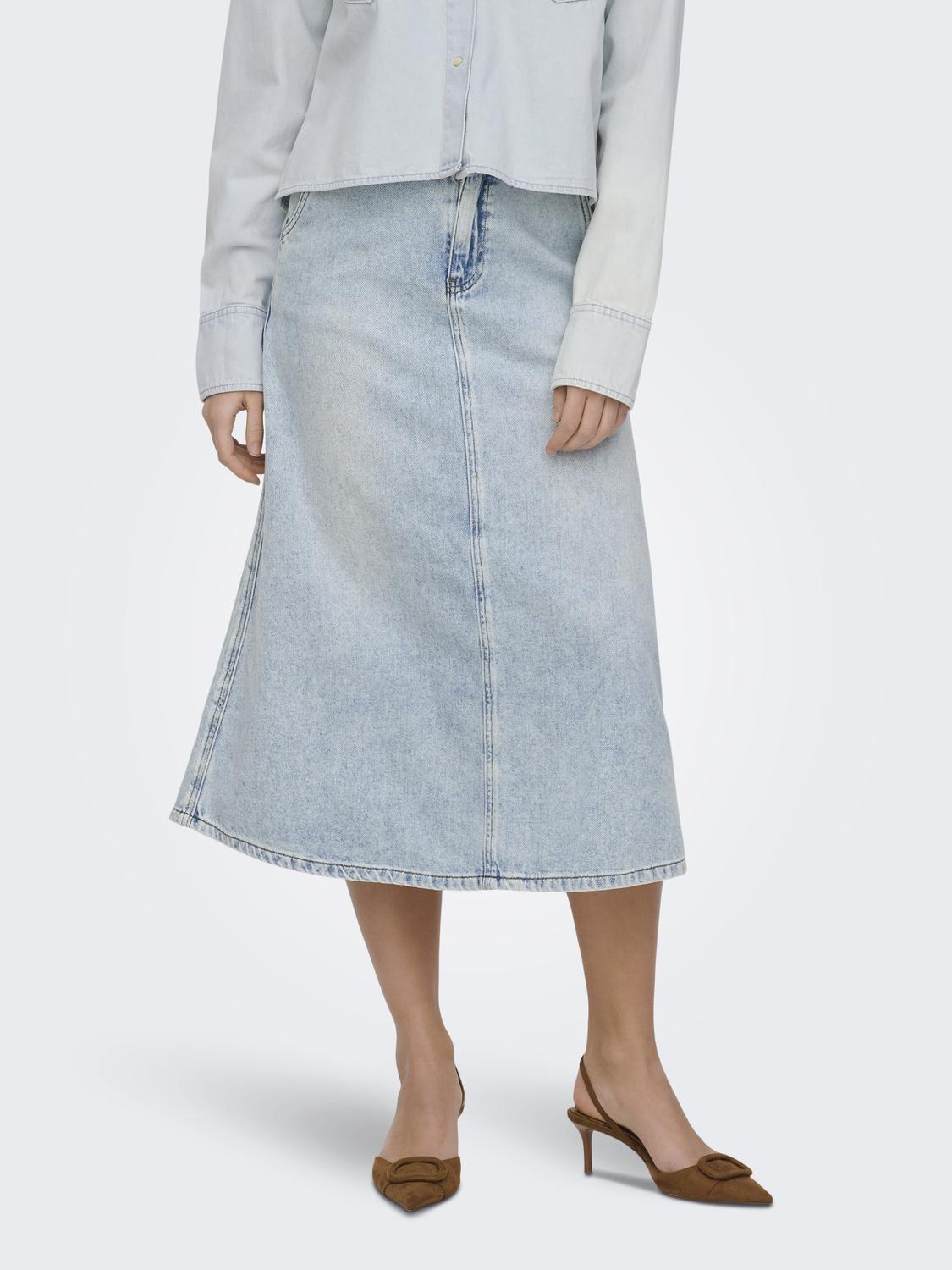 ONLMINDY HW LOOSE DNM SKIRT NOOS