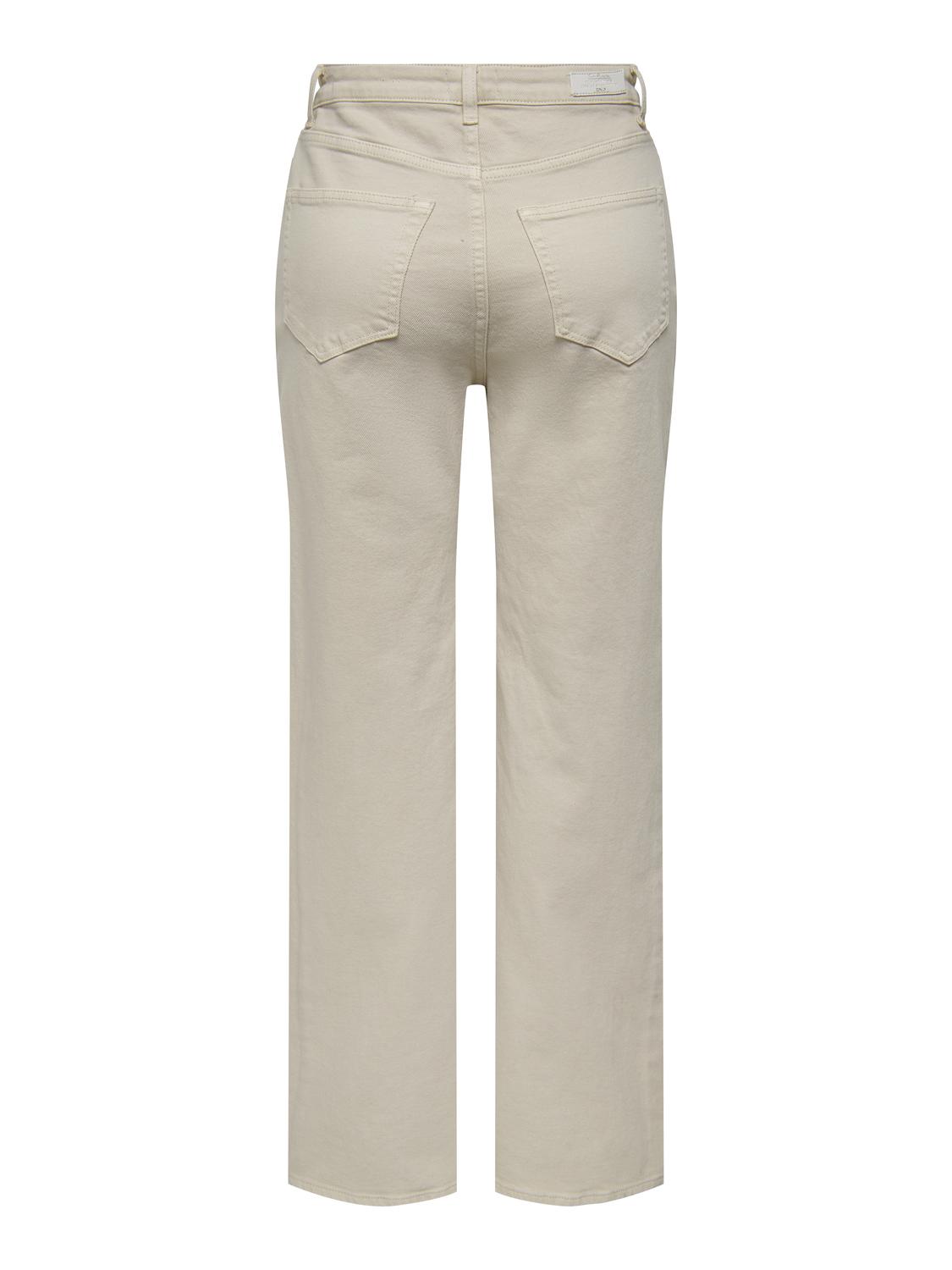ONLJUICY Jeans met hoge taille en brede pasvorm en zakken aan de voorkant - 7