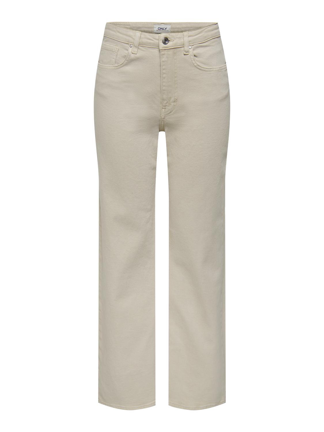 ONLJUICY Jeans met hoge taille en brede pasvorm en zakken aan de voorkant - 3