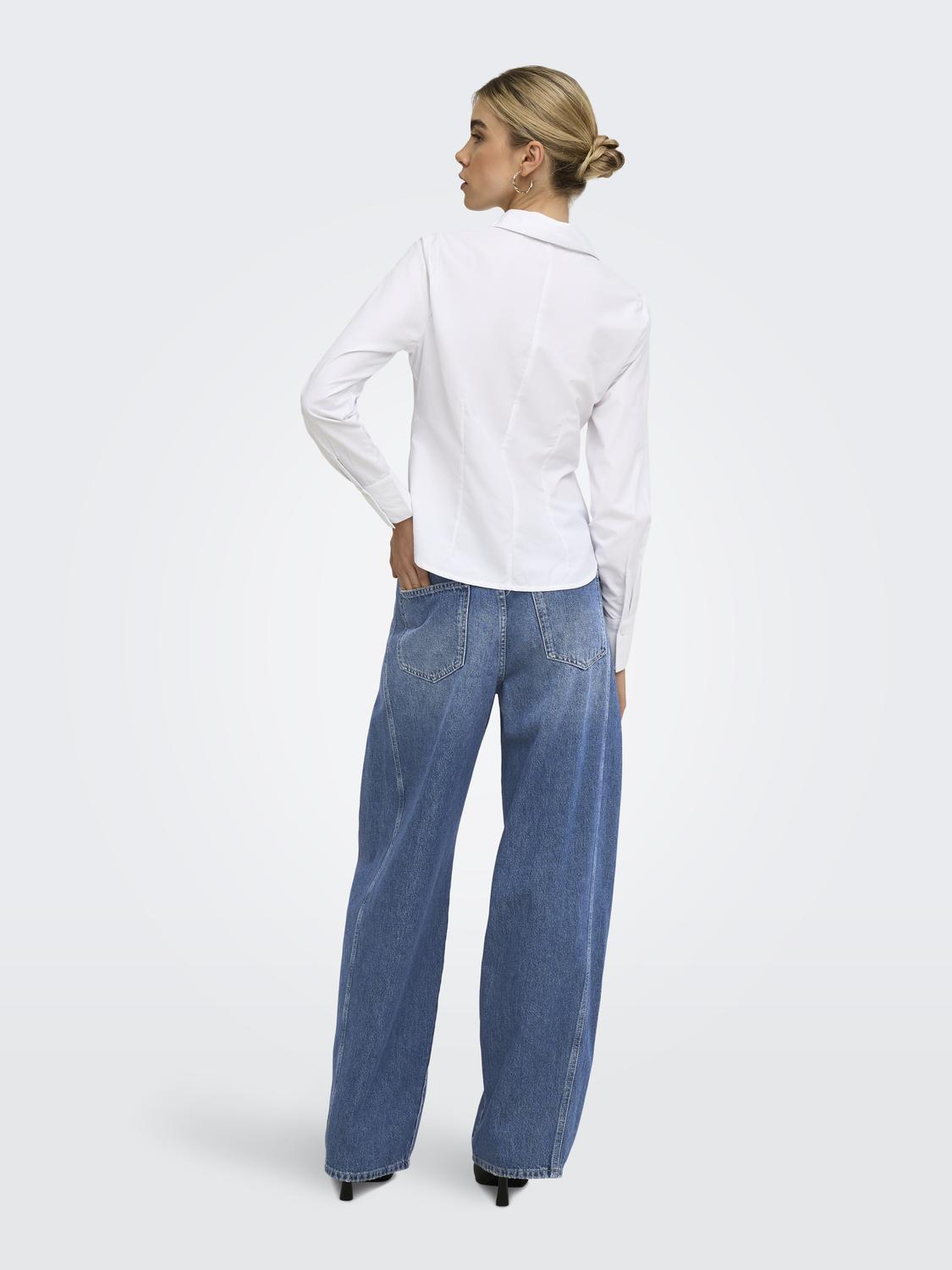 ONLCAMMIE MW PLEAT WIDE DNM DOT - 2