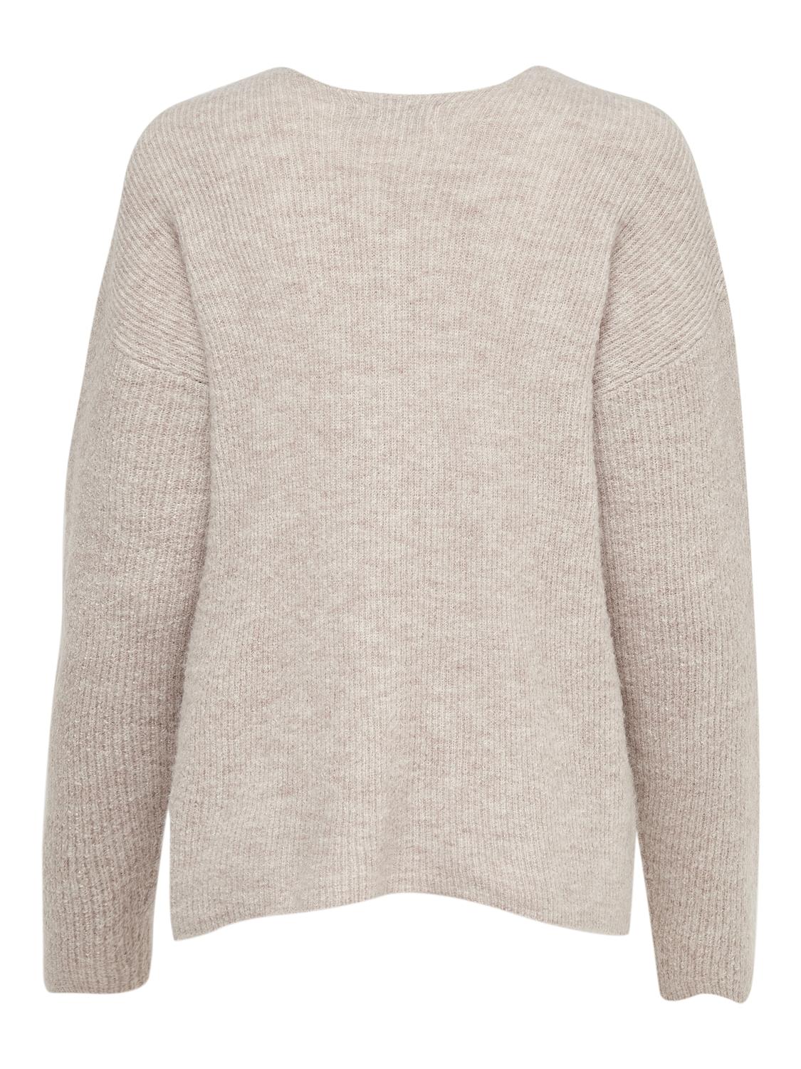 ONLCAMILLA V-NECK L/S PULLOVER KNT NOOS - 8