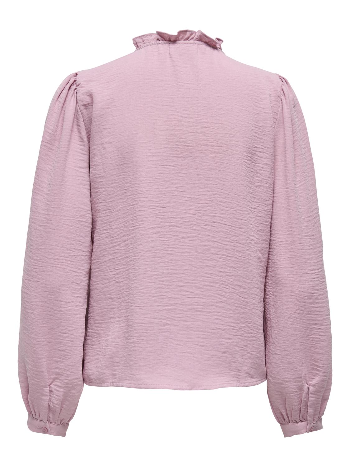 JDYRACHEL LIFE L/S PINTUCK TOP WVN NOOS - 8