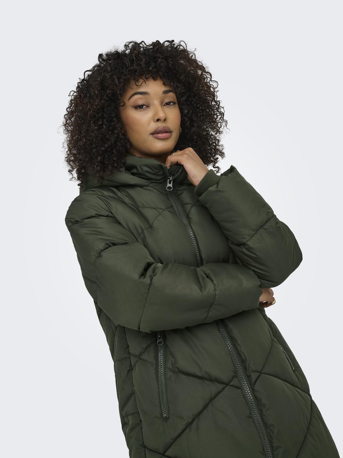 JDYVISTA LIFE PADDED HOOD JACKET OTW HAB - 5