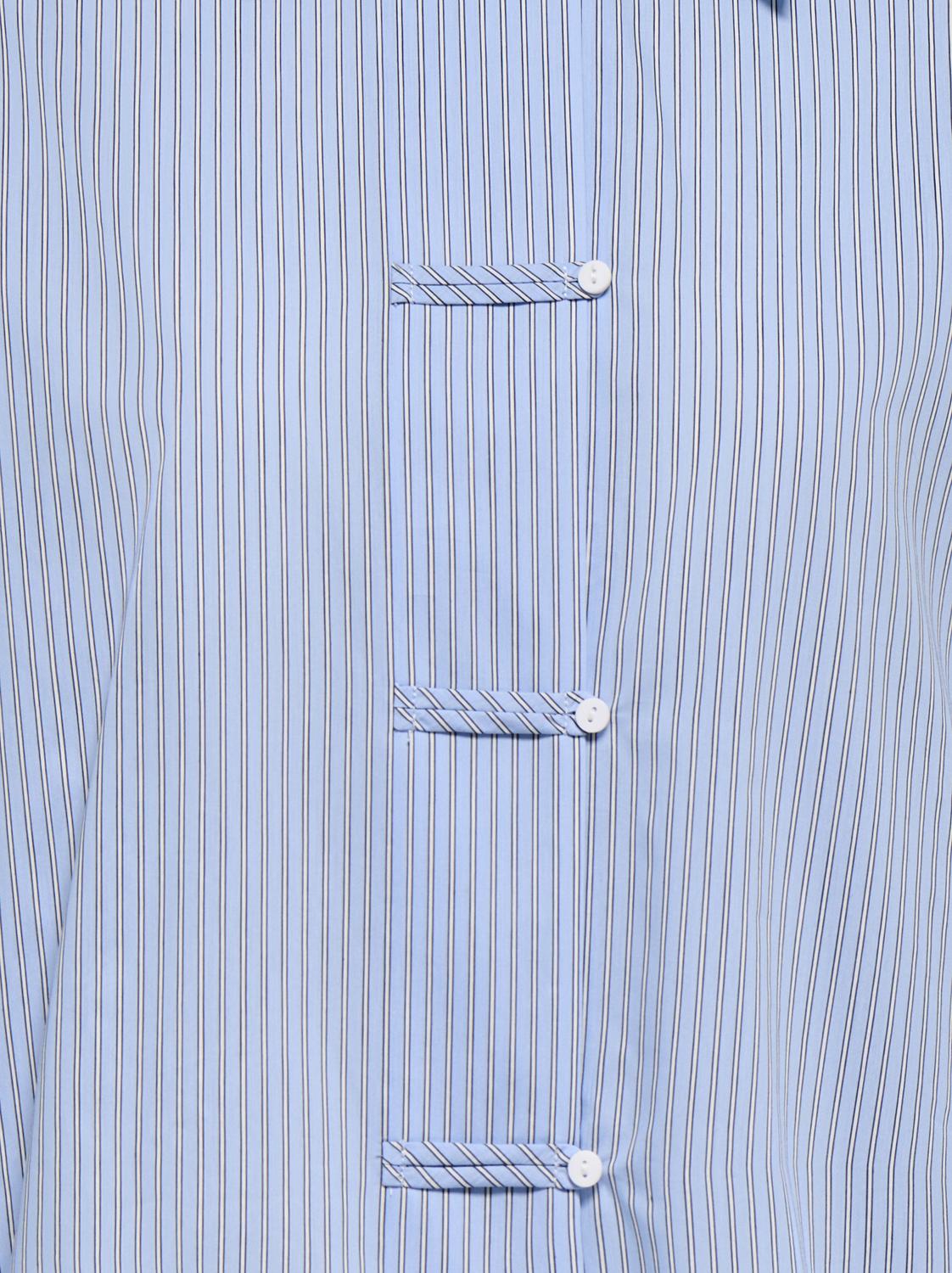 STUSOLA L/S STRIPE MANDARIN SHIRT WVN - 2