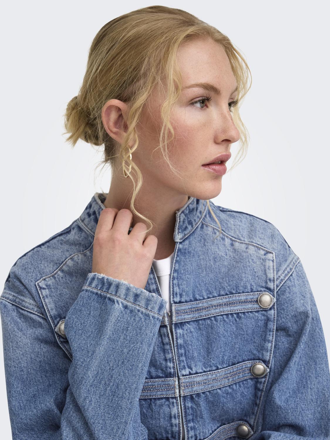 ONLHARPER LS NAPOLEON DNM JACKET DOT - 4