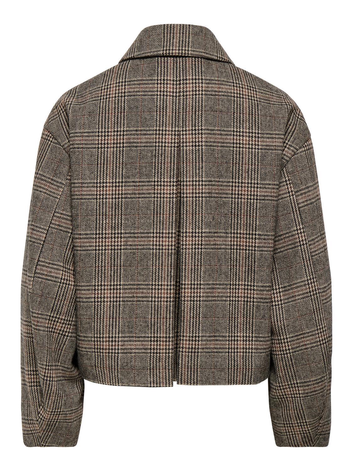 STUMATIN CHECK PLEAT JACKET OTW - 3