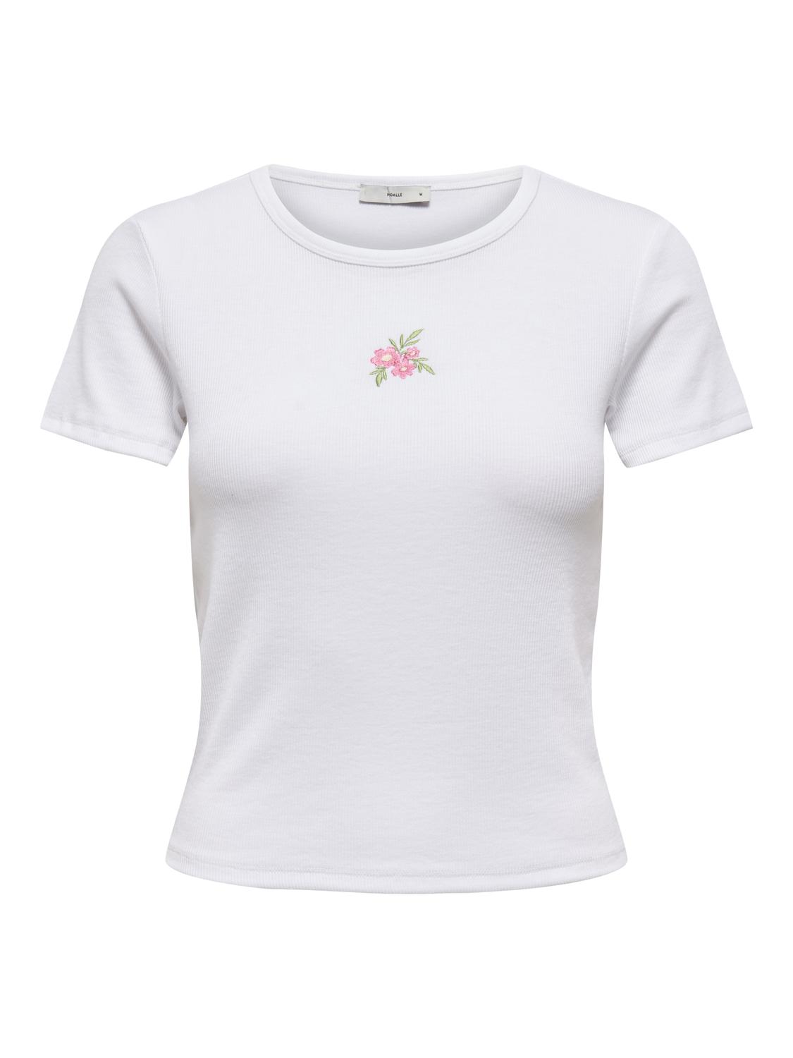 ONLELVA JUNE EMB S/S TEE JRS NOOS