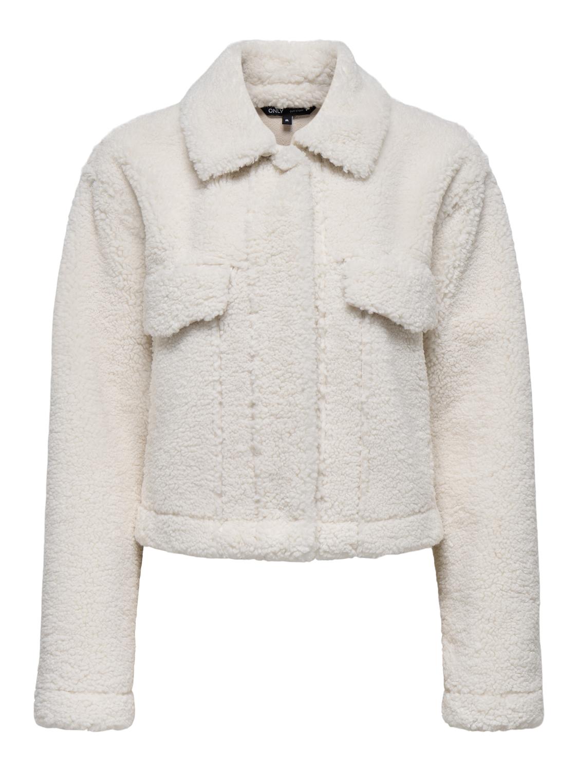ONLLILI SHORT TEDDY JACKET OTW - 3