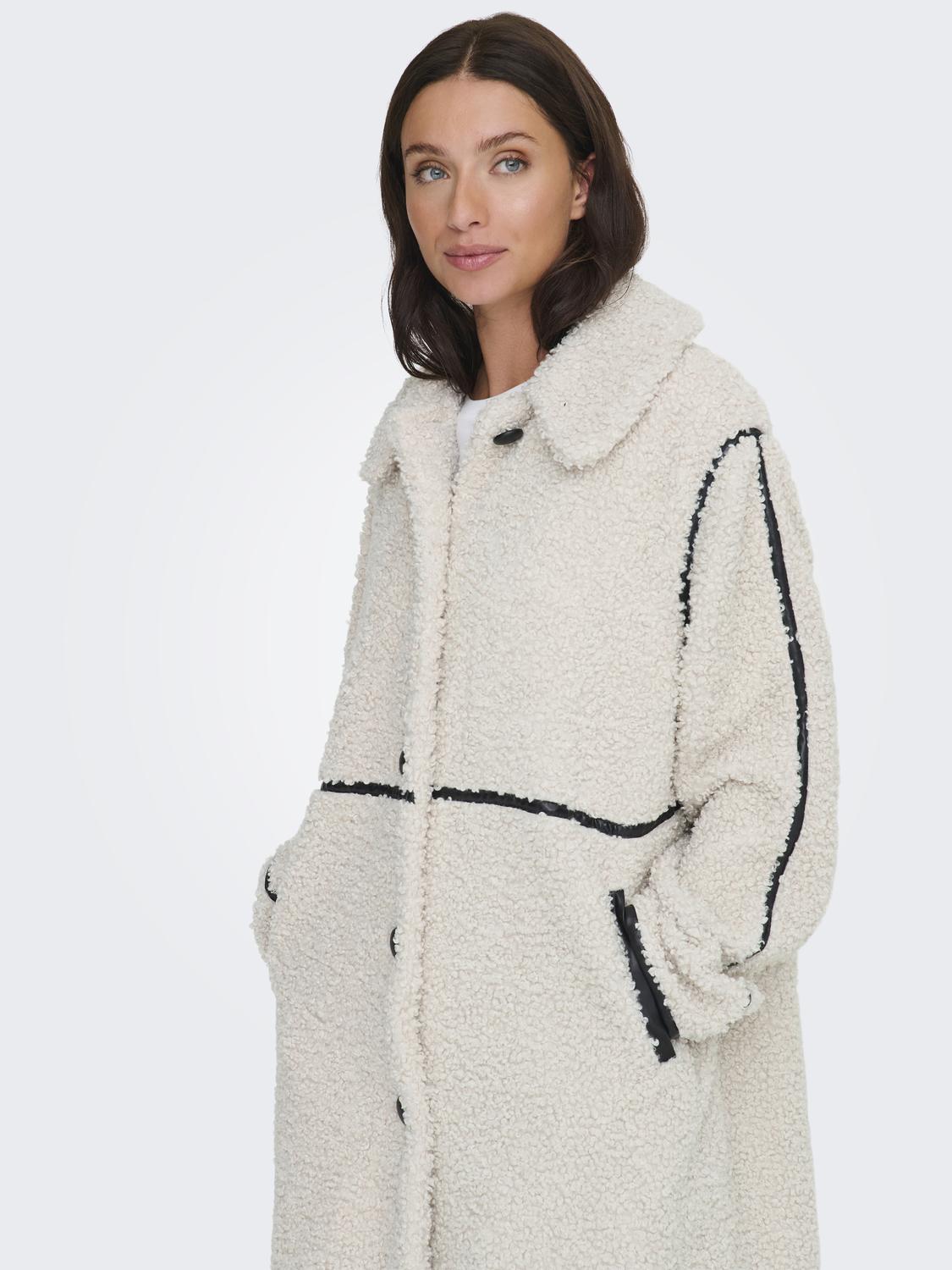 ONLRUBI SHEARLING COAT OS OTW - 4