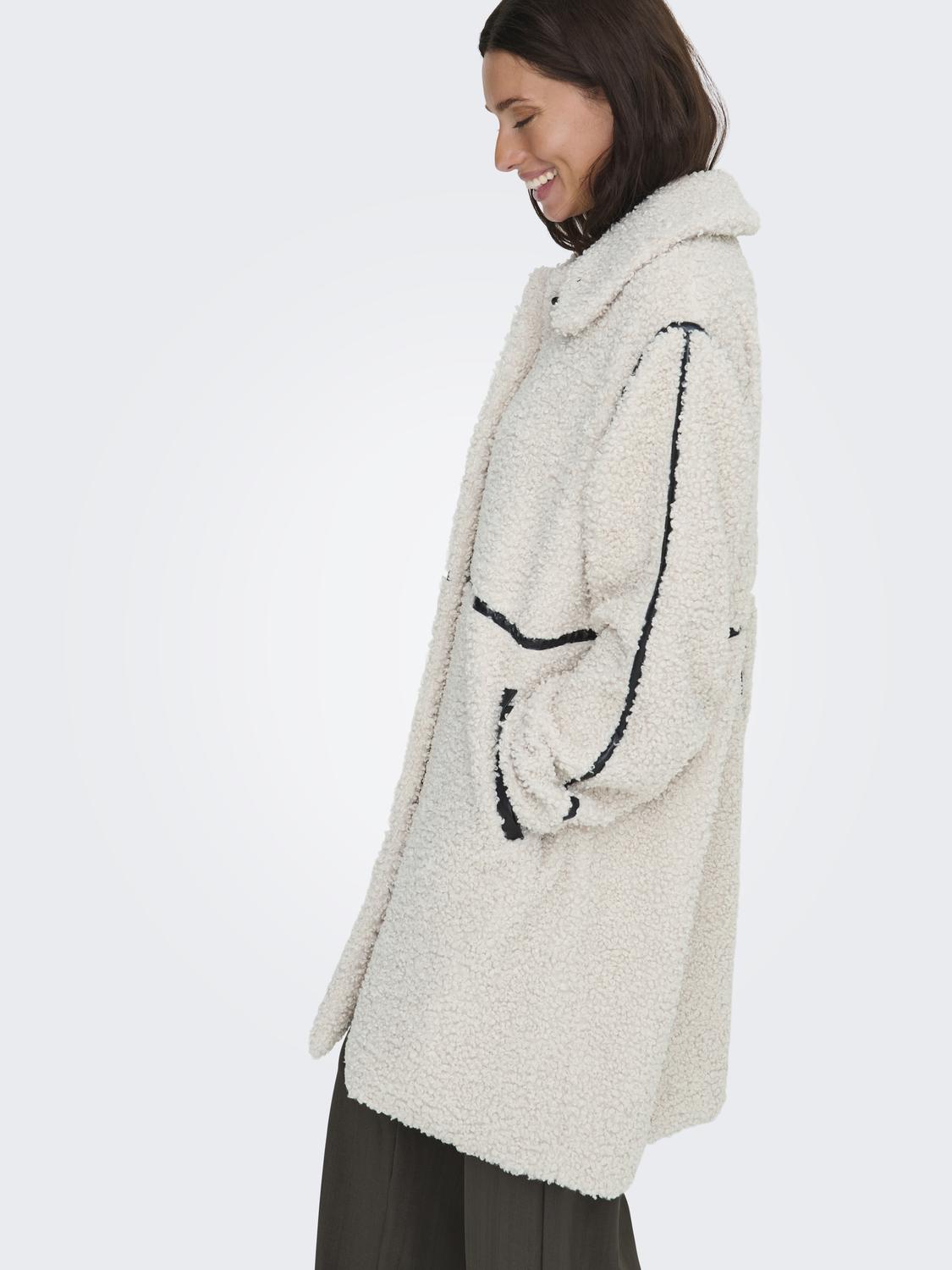 ONLRUBI SHEARLING COAT OS OTW - 5