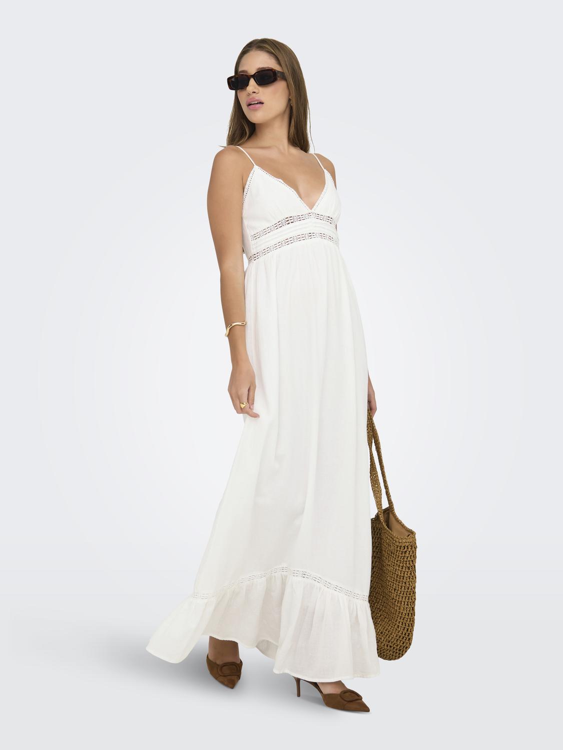 ONLEMBER S/L LONG RUFFLE DRESS WVN - 6