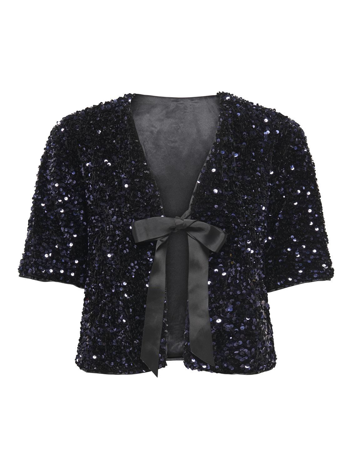 STUDUSA Haut de fête avec nœud et fermeture à cordon pour un look glamour
