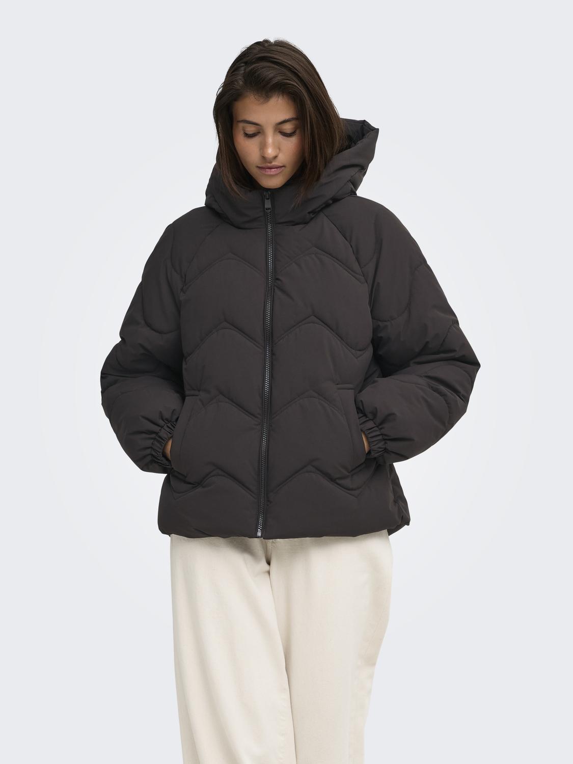 JDYPOWER SHORT HOOD PUFFER OTW HAB