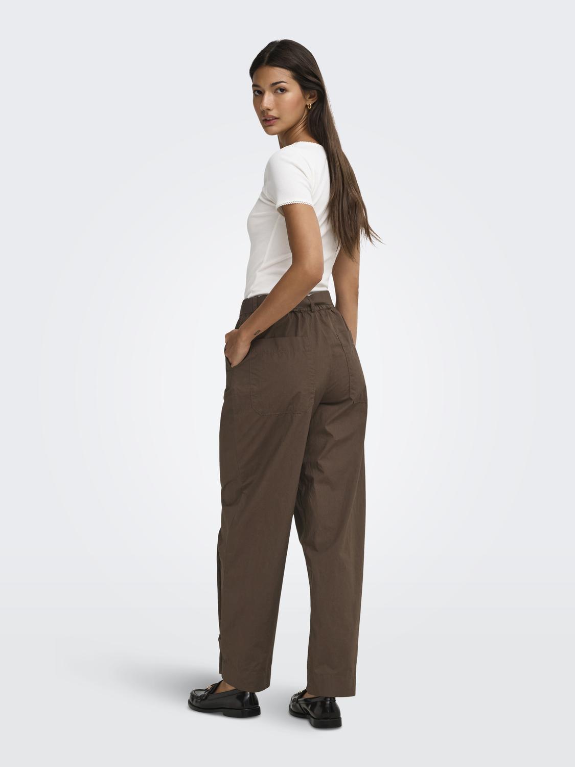 ONLSERNIE MW BUTTON STRIGHT PANT PNT - 2