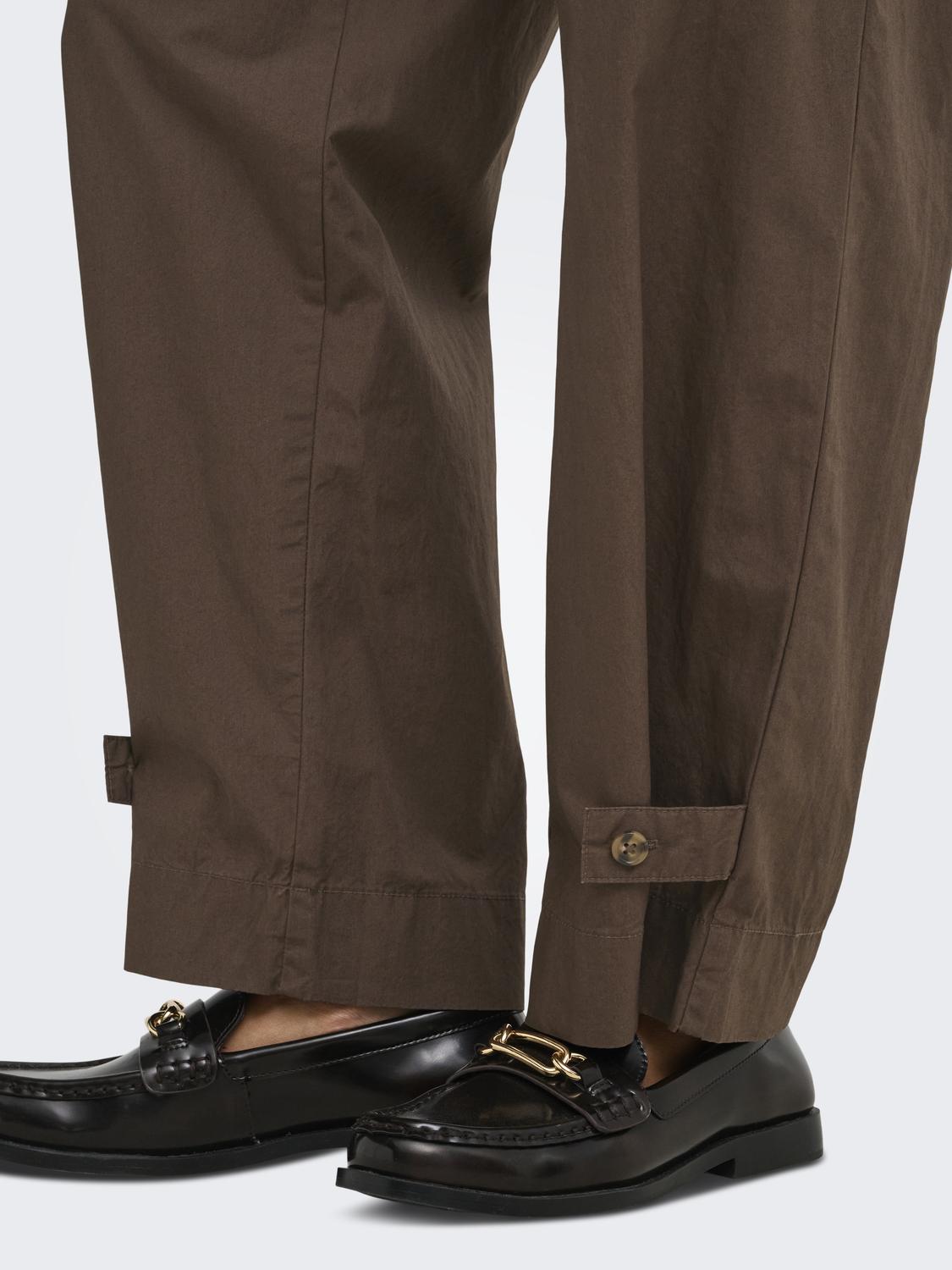 ONLSERNIE MW BUTTON STRIGHT PANT PNT - 5