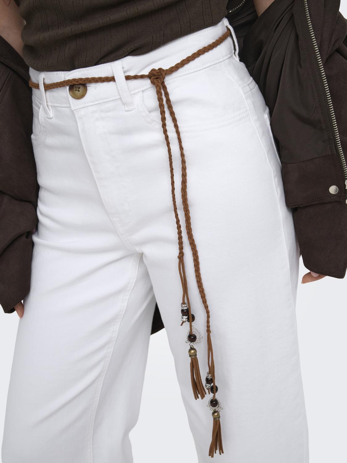 ONLMADISON HW BELT WD CRP WHI DNM GUA000 - 5