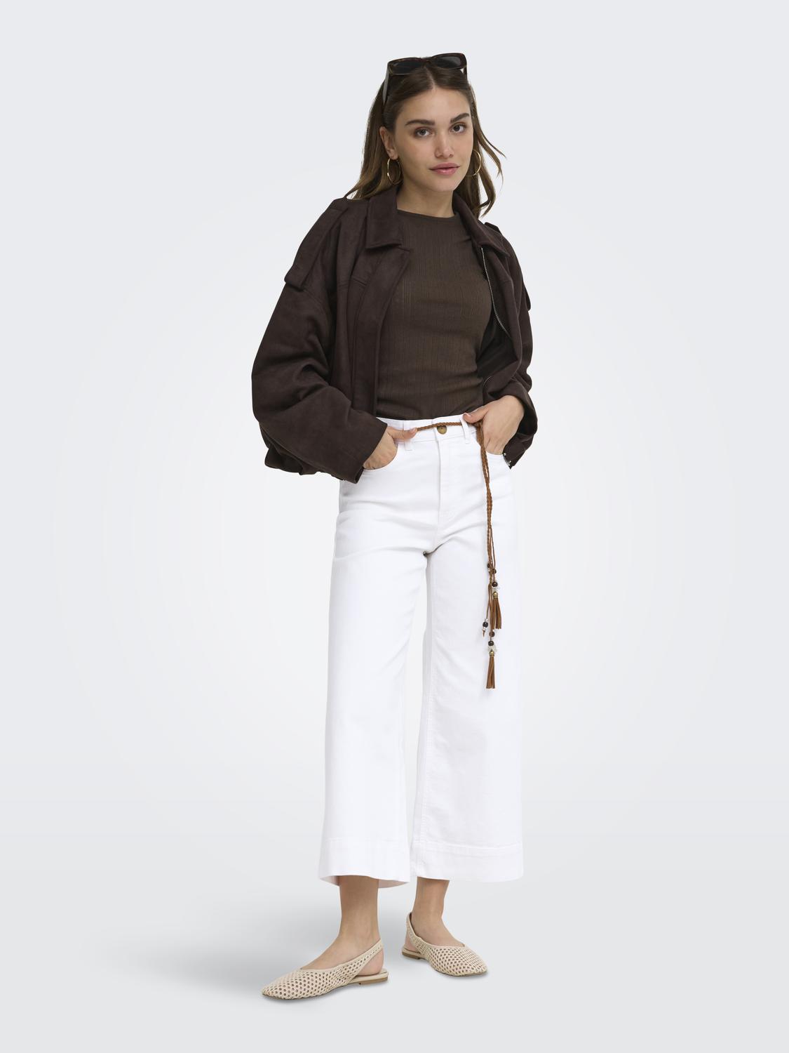 ONLMADISON HW BELT WD CRP WHI DNM GUA000 - 7