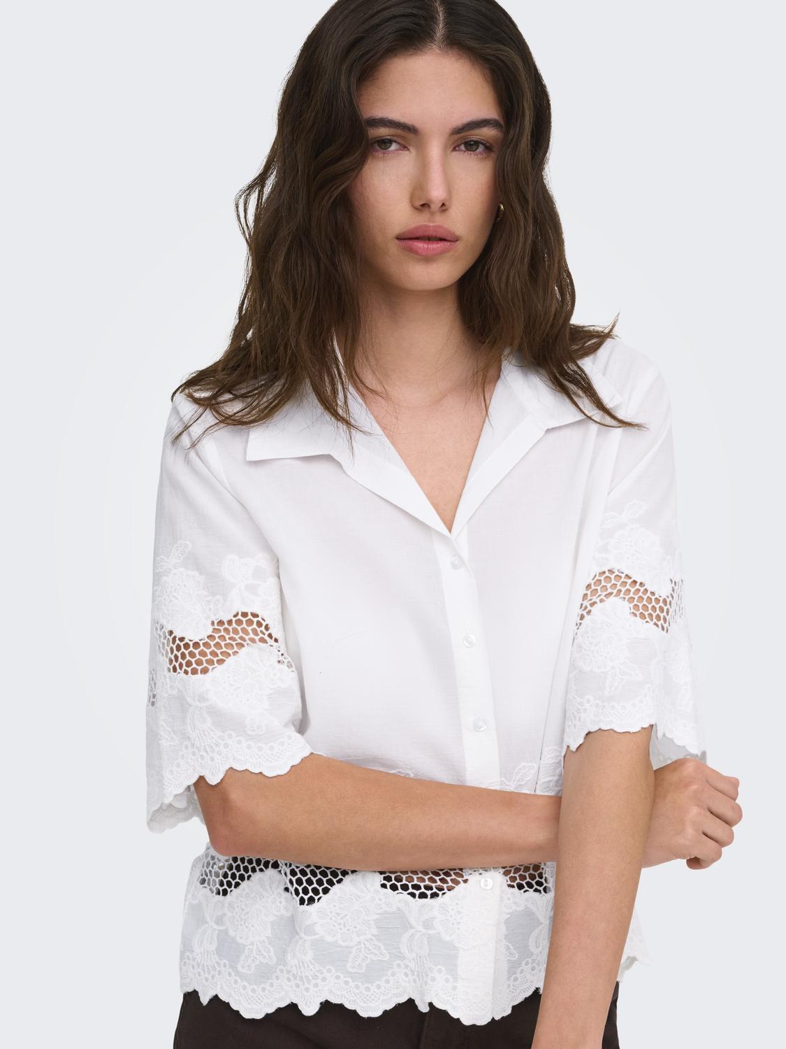 JDYSVEA 2/4 EMB SHIRT WVN EXP - 4