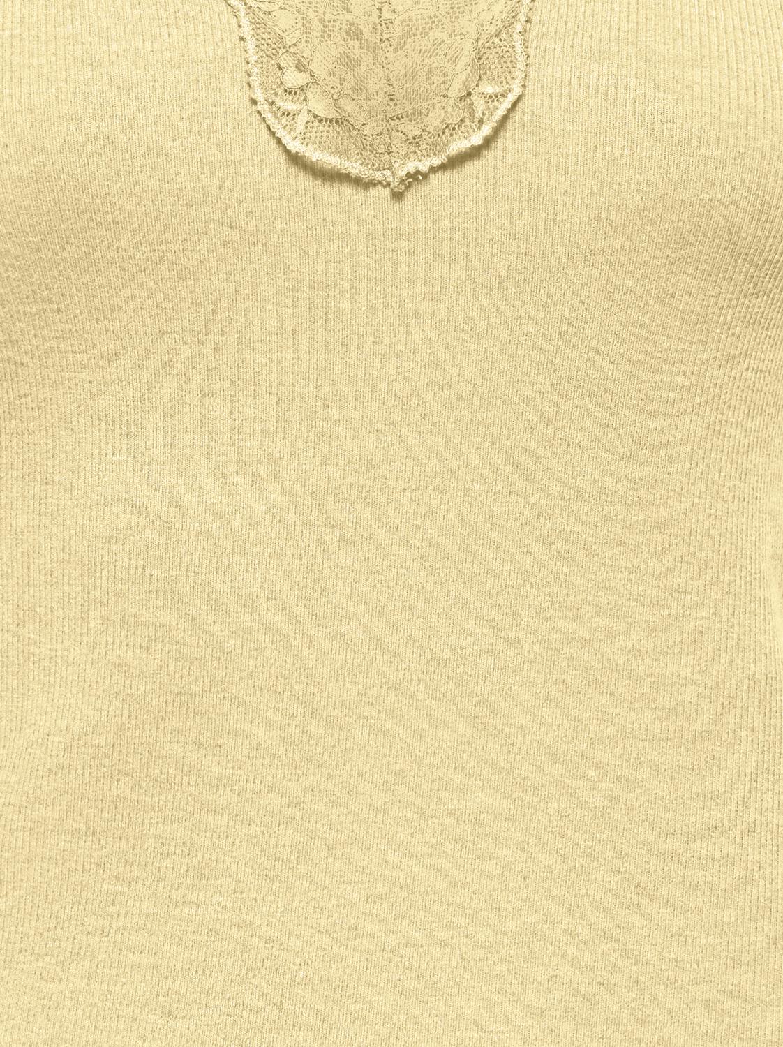 PGFRANCESCA V-NECK LACE S/S T-SHIRT JRS - 2