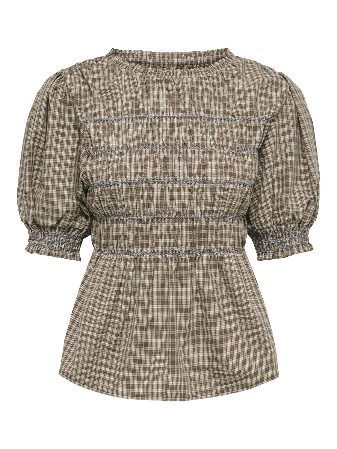 ONLJOSY S/S SMOCK TOP WVN EX - 3