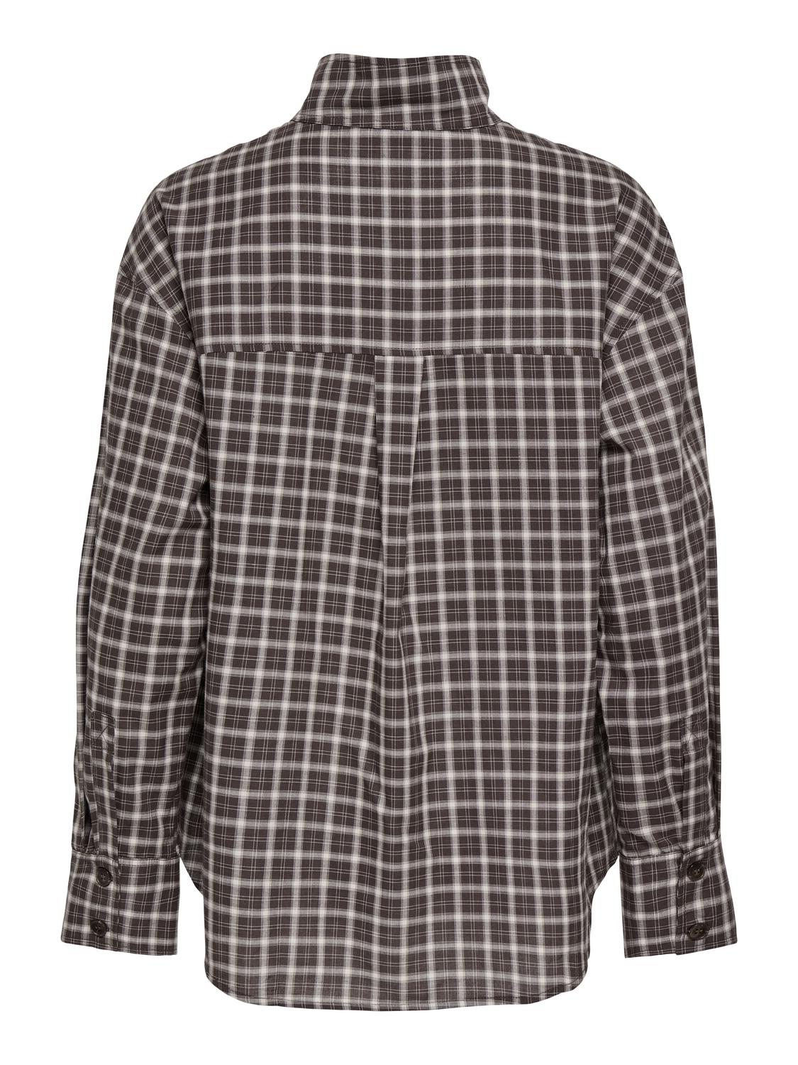 ONLFREYA CHECK HIGH NECK SHIRT WVN EX - 3