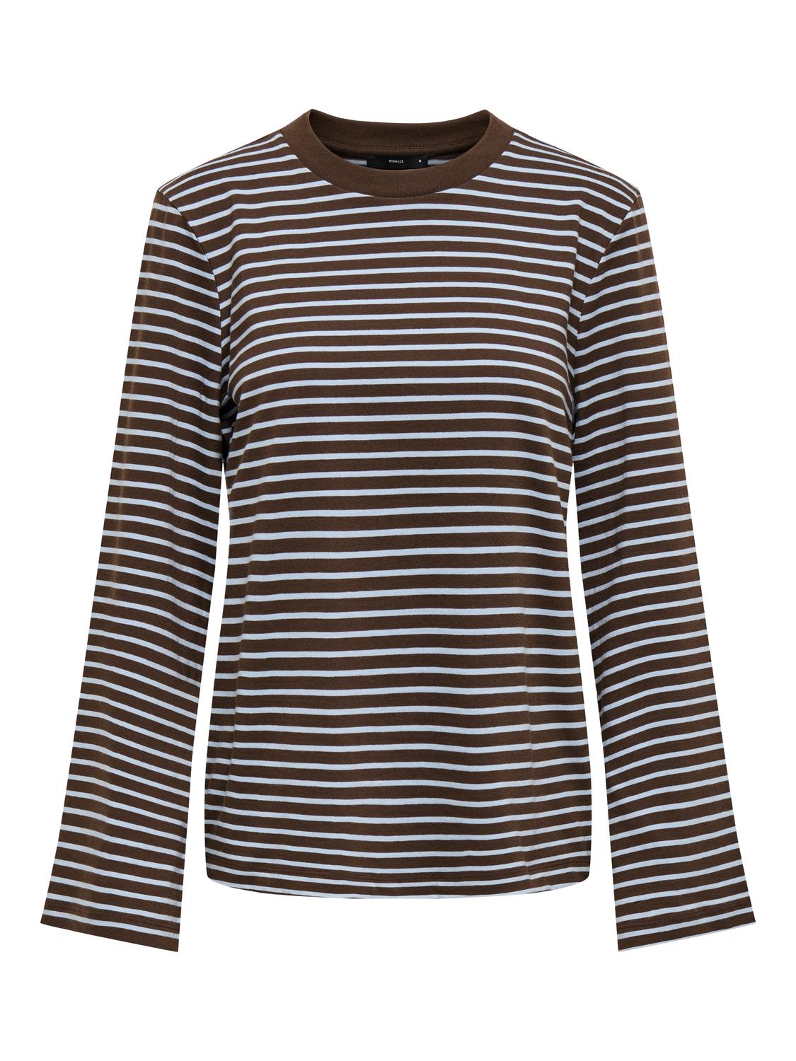 PGLISA STRIPE L/S TOP JRS
