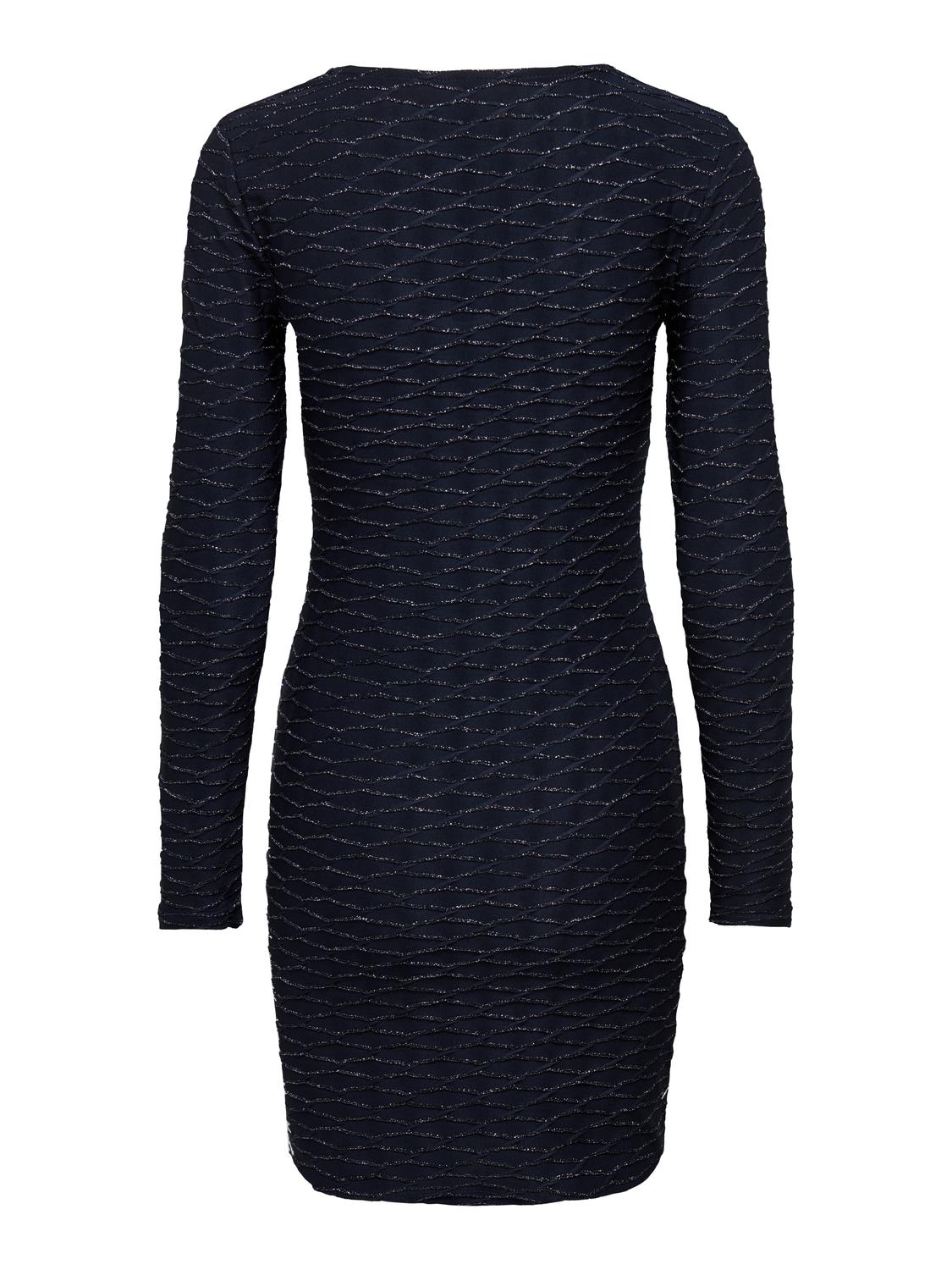 ONLASTRA L/S V-NECK GLITTER DRESS JRS - 7