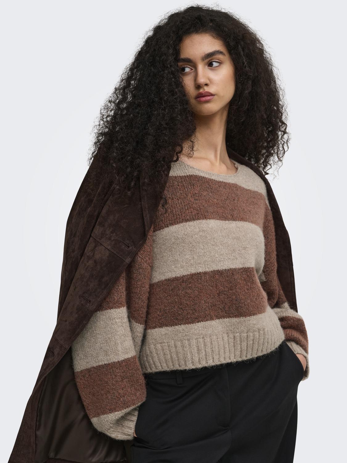 ONLAYA L/S BOATNECK NOOS KNT - 5