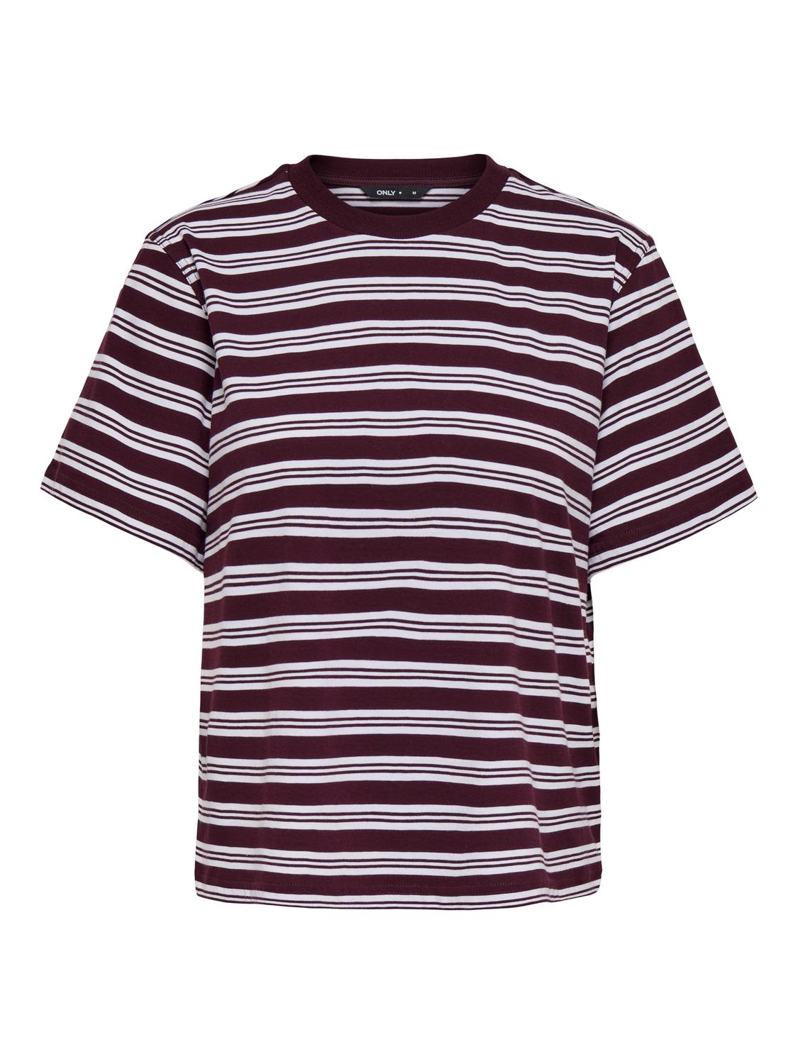 ONLLIVINA Usage quotidien : T-shirt confortable à col en O à manches courtes