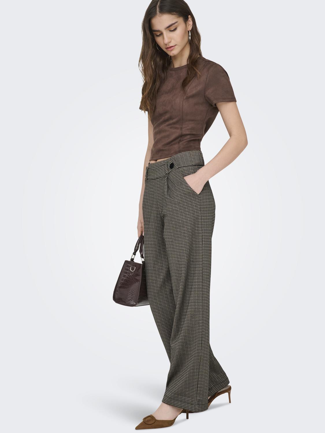JDYGEGGO MIA LONG CHECK PANT JRS NOOS - 4