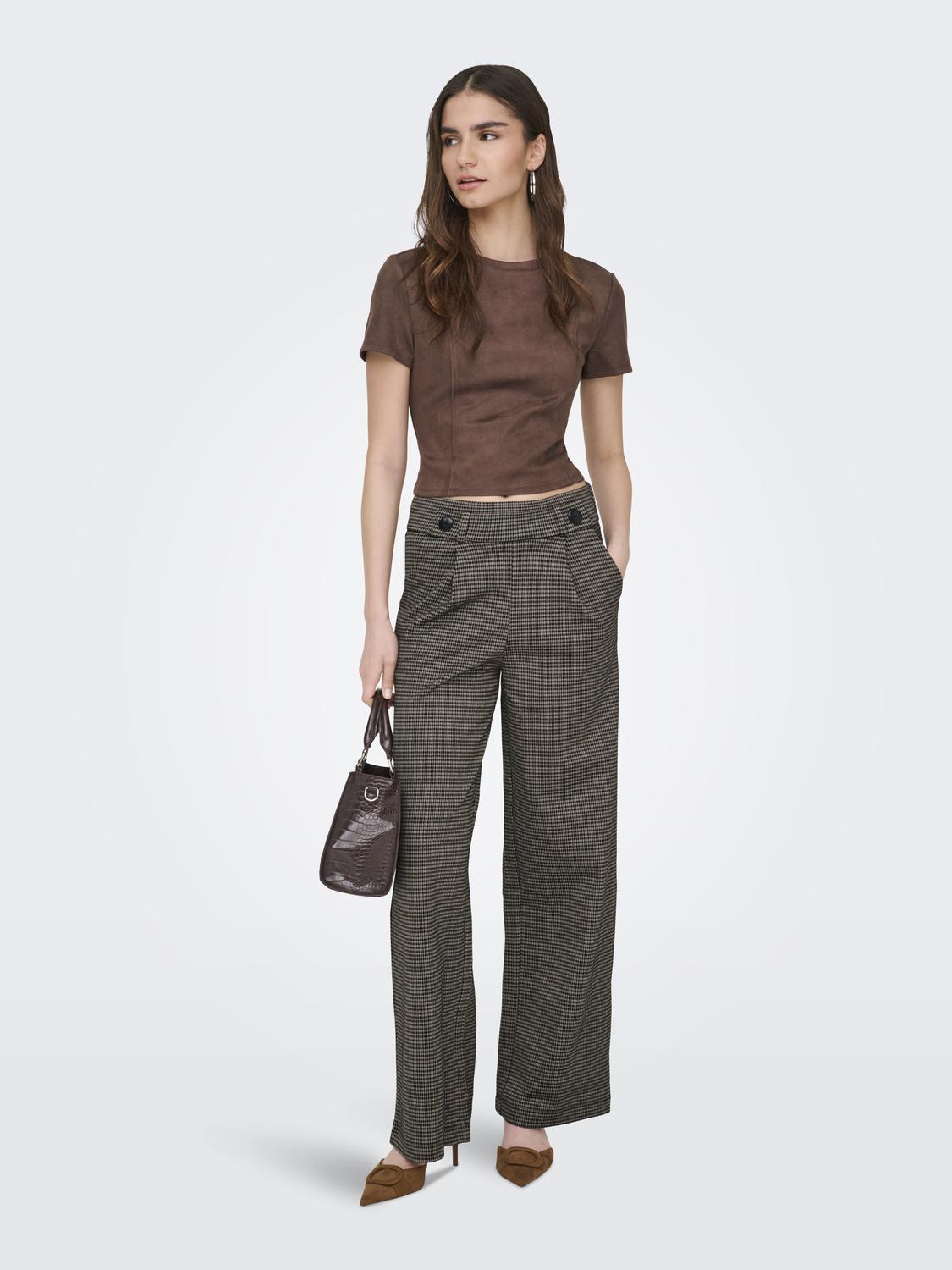 JDYGEGGO MIA LONG CHECK PANT JRS NOOS - 6
