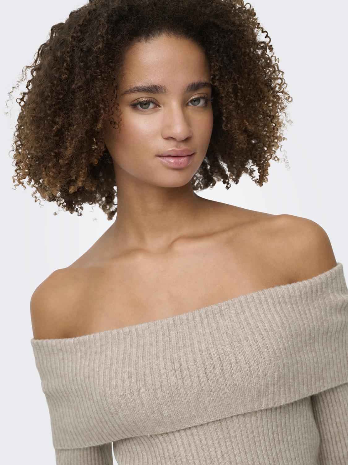ONLKATIA LS OFF SHOULDER KNT NOOS - 5