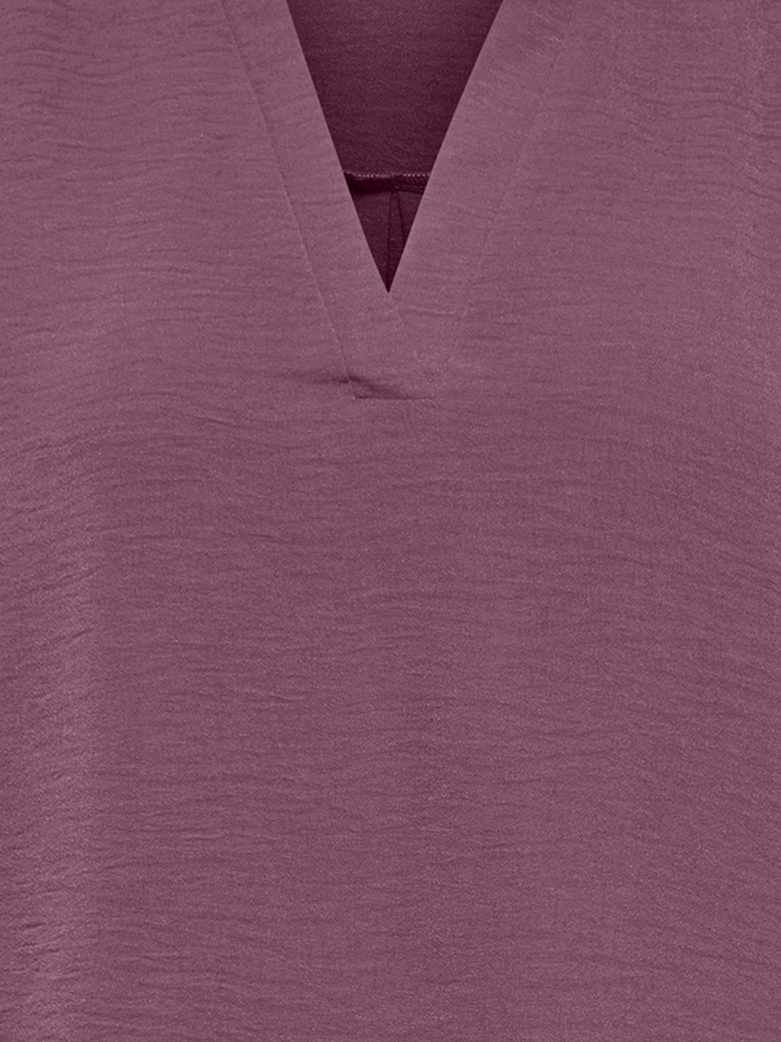 ONLMETTE V-NECK LS SMOCK TOP NOOS WVN - 2